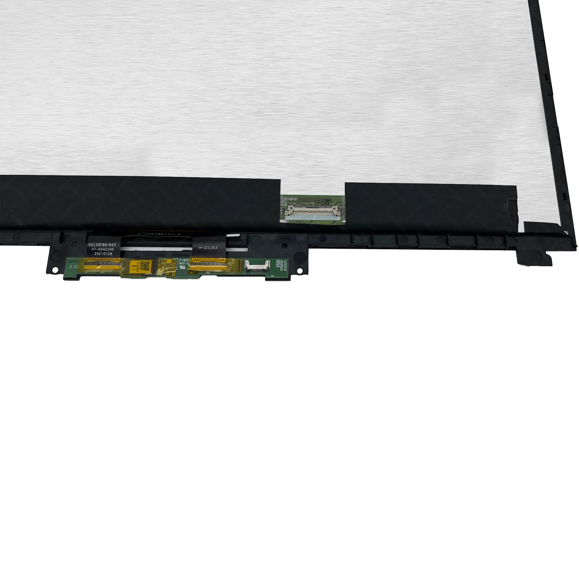 Imagem -04 - Led Lcd Touch Screen Display Assembly com Frame Lenovo Thinkpad C13 Yoga Gen1 Chromebook Sl11b03970 1920x1080 30pins 133 em