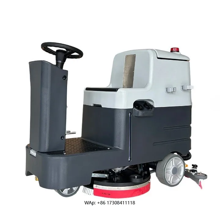 

A60RC Electric New Simple Easy-Maintain Compact Ride-On Dual-Brush Floor Scrubber | 3-in-1 Scrub-Wash-Suction