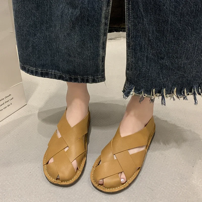 New Women Shoes Sandals Flat Low Heel Sneakers Casual Gladiator Barefoot Loafers Slip-on Summer Spring Comfortable on Promotion