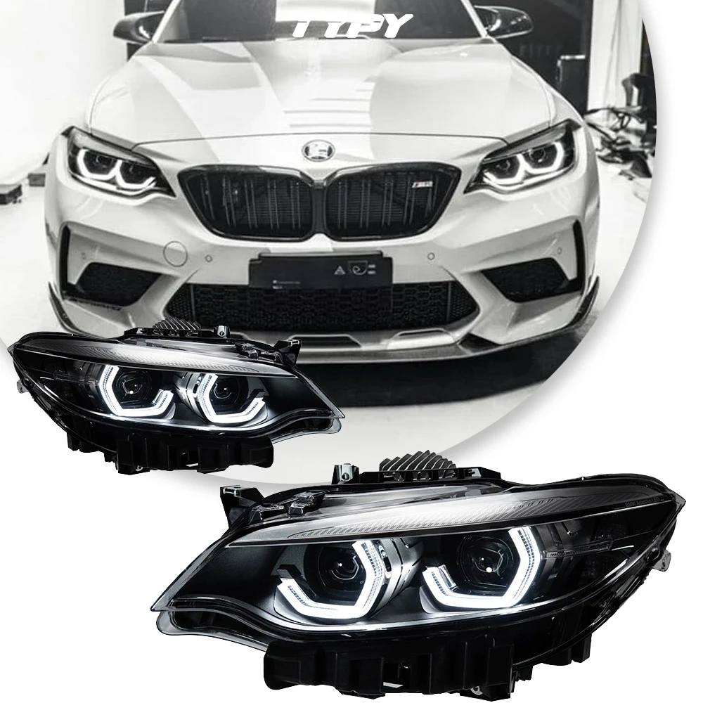 

TYPY Car Lights For BMW 2 Series F22 2014-2019 LED Car Lamps Daytime Running Lights Dynamic Turn Signals Car Accessories