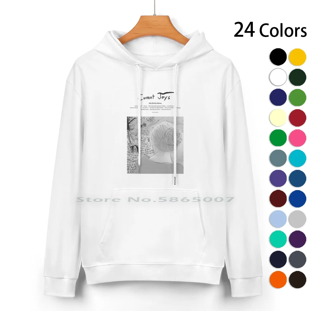 

Current Joys-Me Oh My Mirror ( 2015 ) Music Album Cover Poster Pure Cotton Hoodie Sweater 24 Colors Current Joys Me Oh My