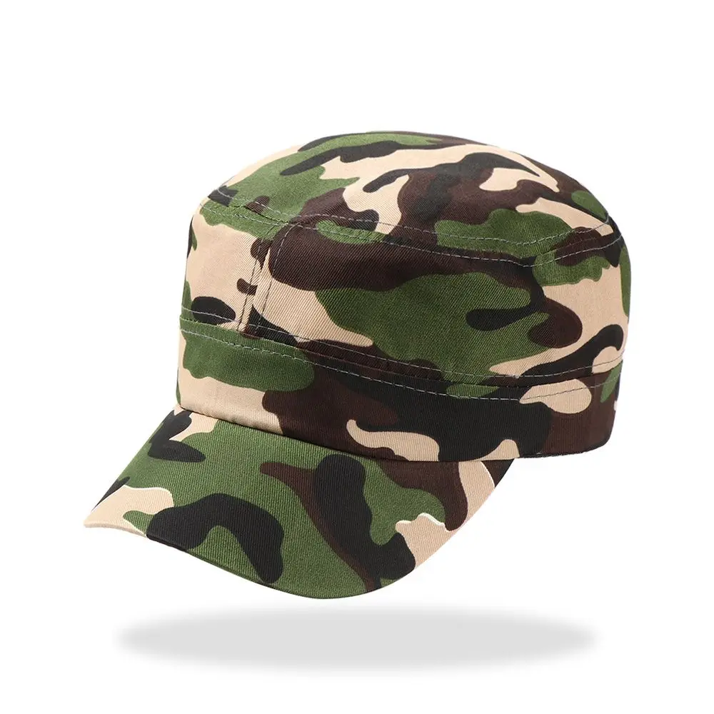 Adjustable Military Hat Men Women Army Cap Fishing Headwear Baseball Cap Casual Flat Top Caps Outdoor Breathable Hat