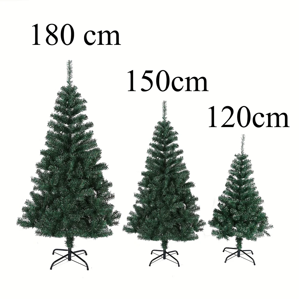 Christmas Tree Decorations 90/120/150/180cm 2023 Home Decor 2024 New Years Table Top Christmas Gift Ornaents Foldable Stand