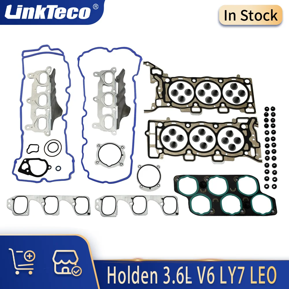 

Engine Full Gasket Set Fit 3.6 L V6 GAS LY7 LEO For 04-13 GMC Holden Rodeo RA Commodore VZ VE Calais VZ VE Statesman WL WM 3.6L