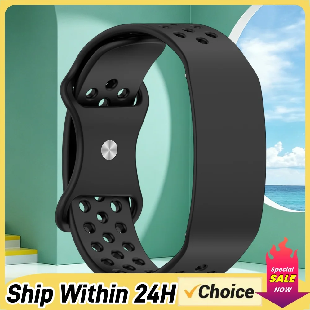 Replacement Silicone Wristband for CIRQA Breathable Sport Strap Sweat-Proof Adjustable 270x22mm Multi-Color