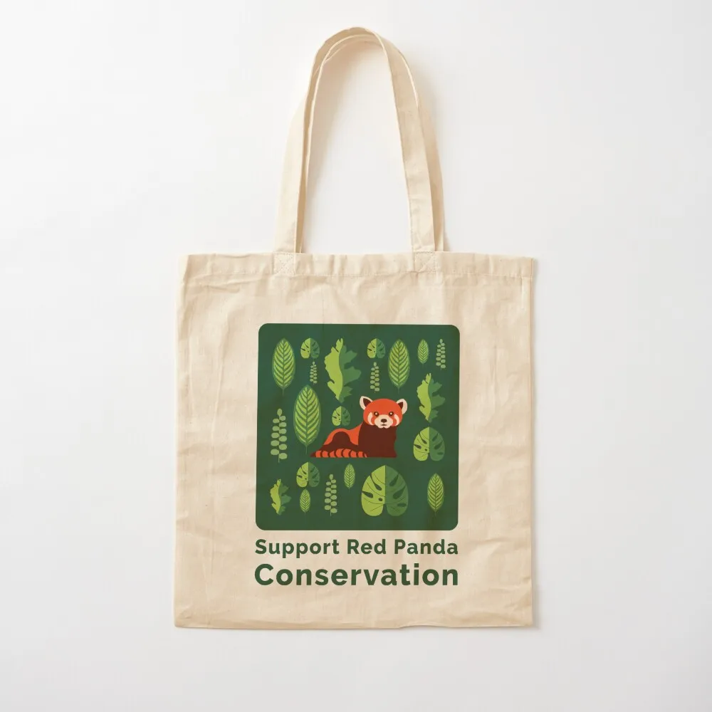 Red Panda Conservation 2019 Tote Bag personalized tote hand bag Portable shopping bag