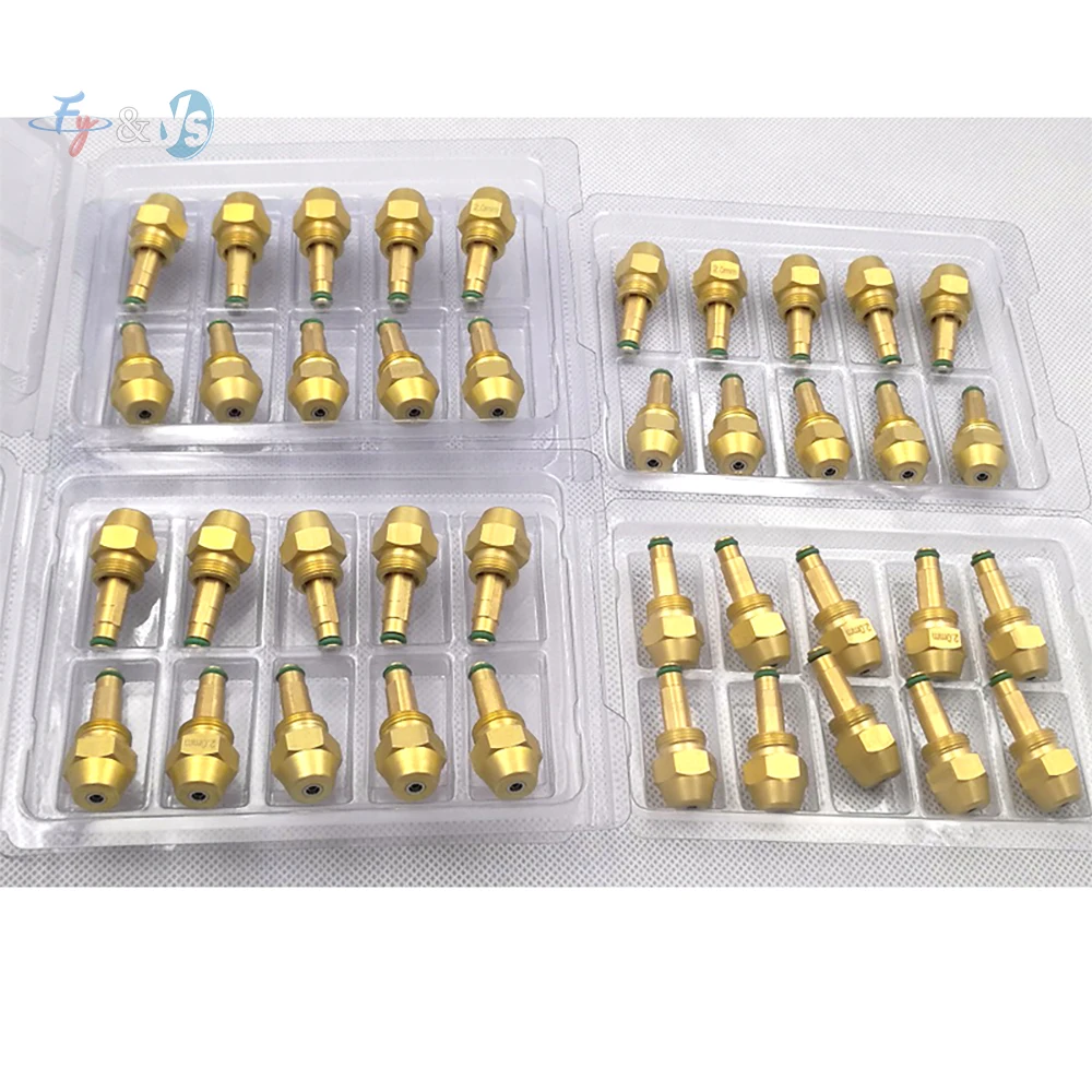 Brass Siphon Waste Oil/Diesel Burner Nozzle - High Efficiency Air Atomizing for Heavy Oil/Diesel/Used Oil Combustion