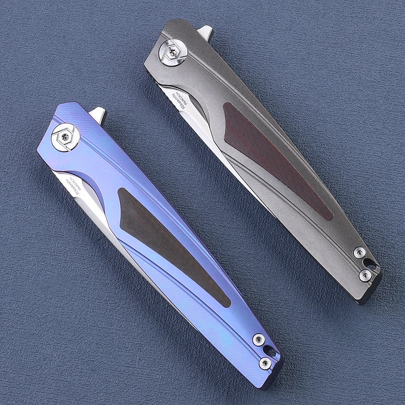 RIKE803 Navaja táctica plegable M390 acero militar EDC bolsillo - imagen 3