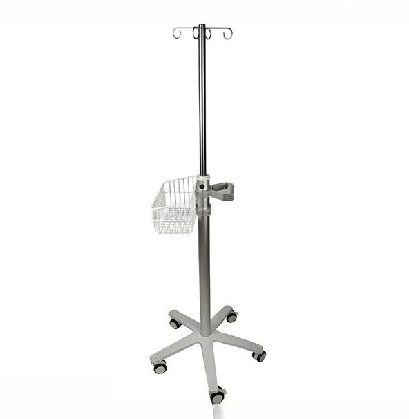 Lifting Infusion Rack Medical Cart, Hospital Clinic Tool Cart Wholesale, Home Care Instrument with Wheels
