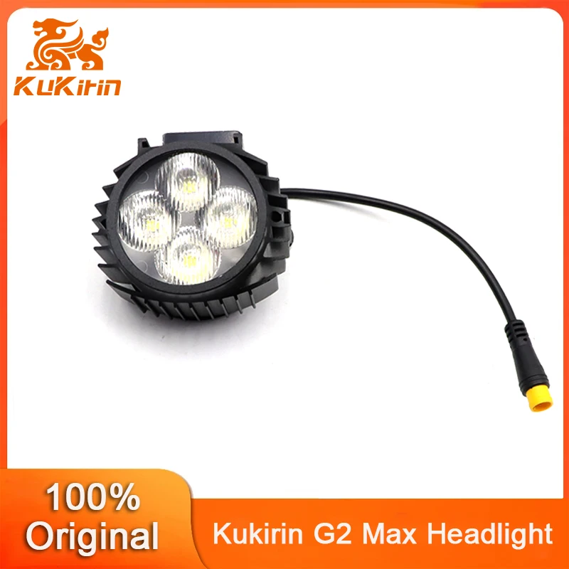 Original KukirinG2 MAX G2 PRO Headlight Kugoo Kukirin Electric Scooter Handlebar Lamp Head Front LED Light Replace Parts