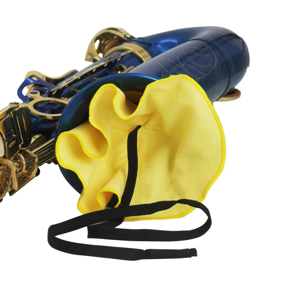 

Sax Cleaning Kit Saxophone Kits Clarinet Musical Instrument Brush Wind Yellow Cloth