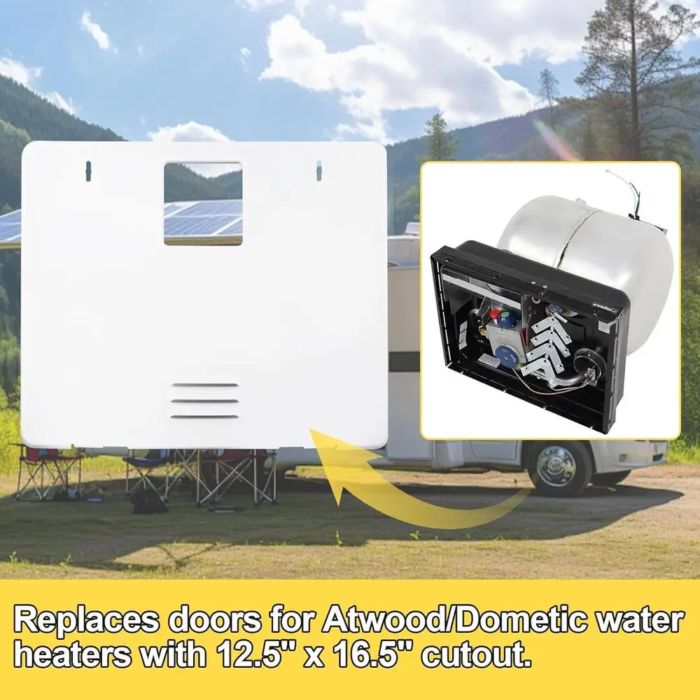 لمجموعة تحويل باب سخان المياه Dometic 94946 RV، متوافقة مع Dometic/Atwood GCH6A-10E 6 جالون، WH-6GA WH-6GEA WH-9GEA #6