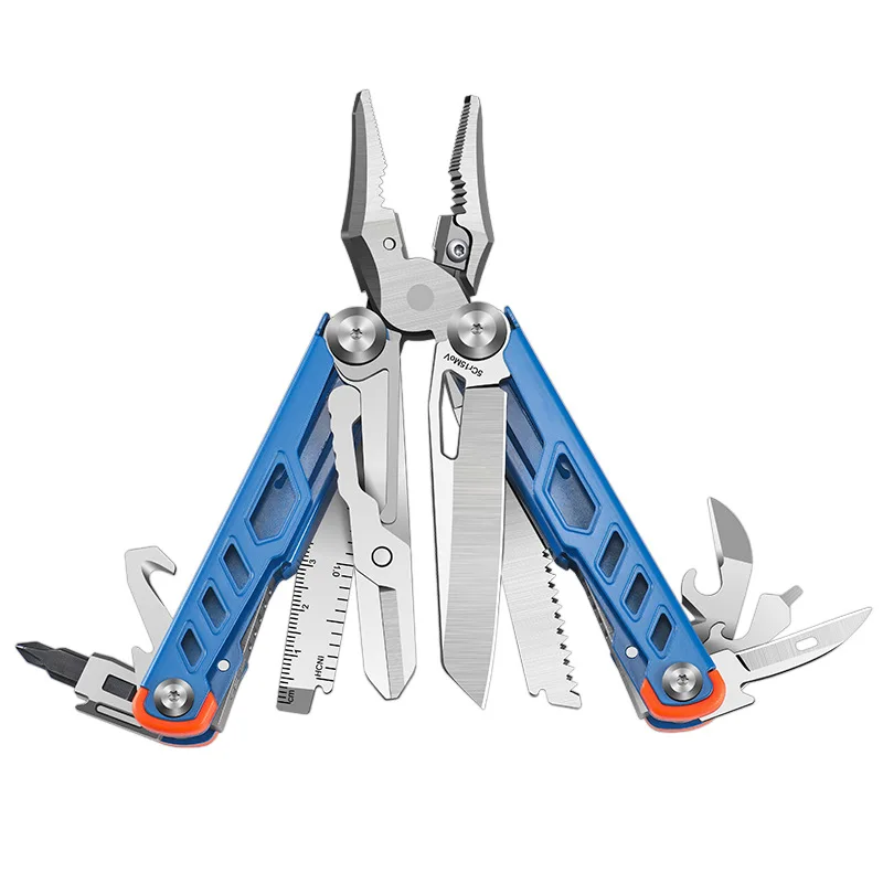 Outdoor Camping Knife Plier Multitool Multifunctional EDC Tools Folding Pliers With Scissors Screwdriver Saw Blade Multi Purpose