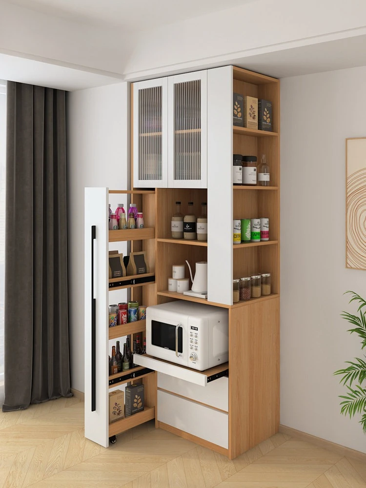 

Home crevice corner cabinet electrical storage kitchen locker high cabinet dining side cabinet integrated against the wall custo