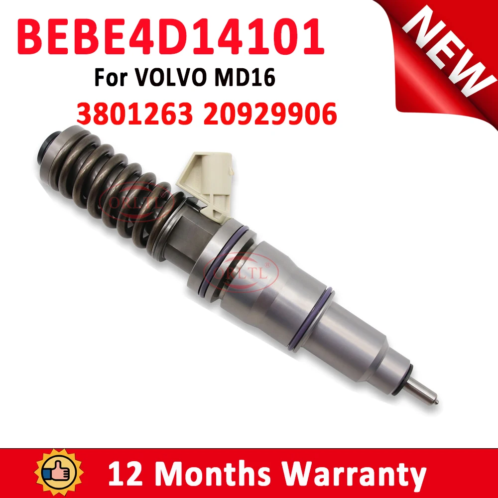 ORLTL Orginal Fuel Injector 20929906 BEBE4D14101 3801263 Diesel 3801368 BEBE4D27001 BEBE4D18001 For VOLVO PENTA MO13 VOLVO MD16