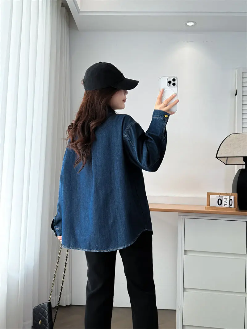 

Ретро корейский стиль, простые джинсовые джинсы irt Jaet, осень-зима, новый модный топ для похудения, повседневные прямые классические синие джинсы