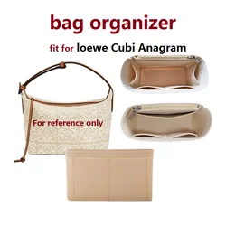 Argon only Sale Inner bag】inserto Organizer per borsa per Loewe Cubi Anagram Organizer Divider Shaper Protector scomparto