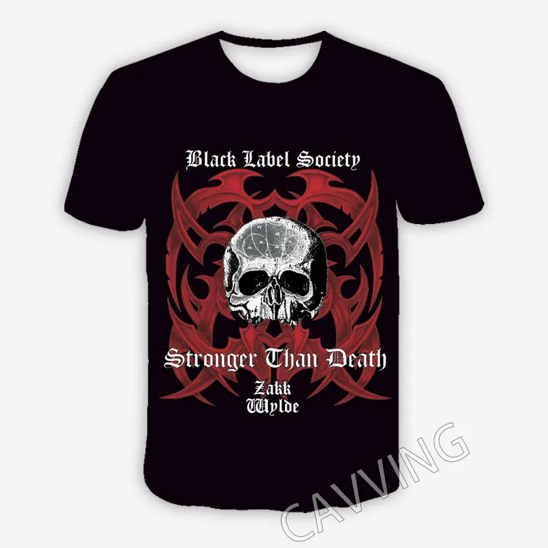 New Fashion Women/Men's 3D Print  BLACK LABEL SOCIETY  Casual T-shirts  Hip Hop Tshirts Harajuku Styles Tops Clothing    T02