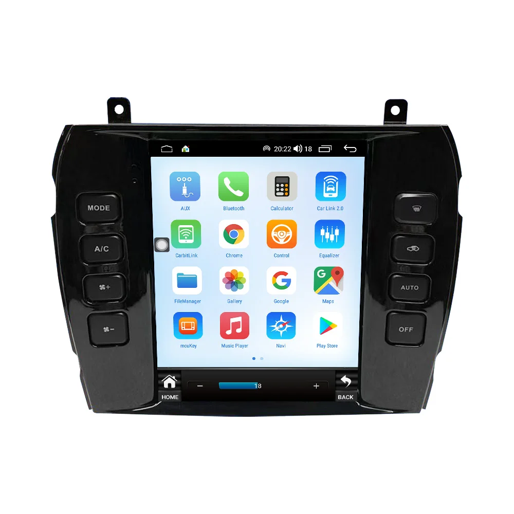 Reproductor Multimedia con GPS para coche, Radio estéreo con Android, DVD, Carplay, Audio automático, Para Jaguar XJ S-TYPE 2001 - 2009