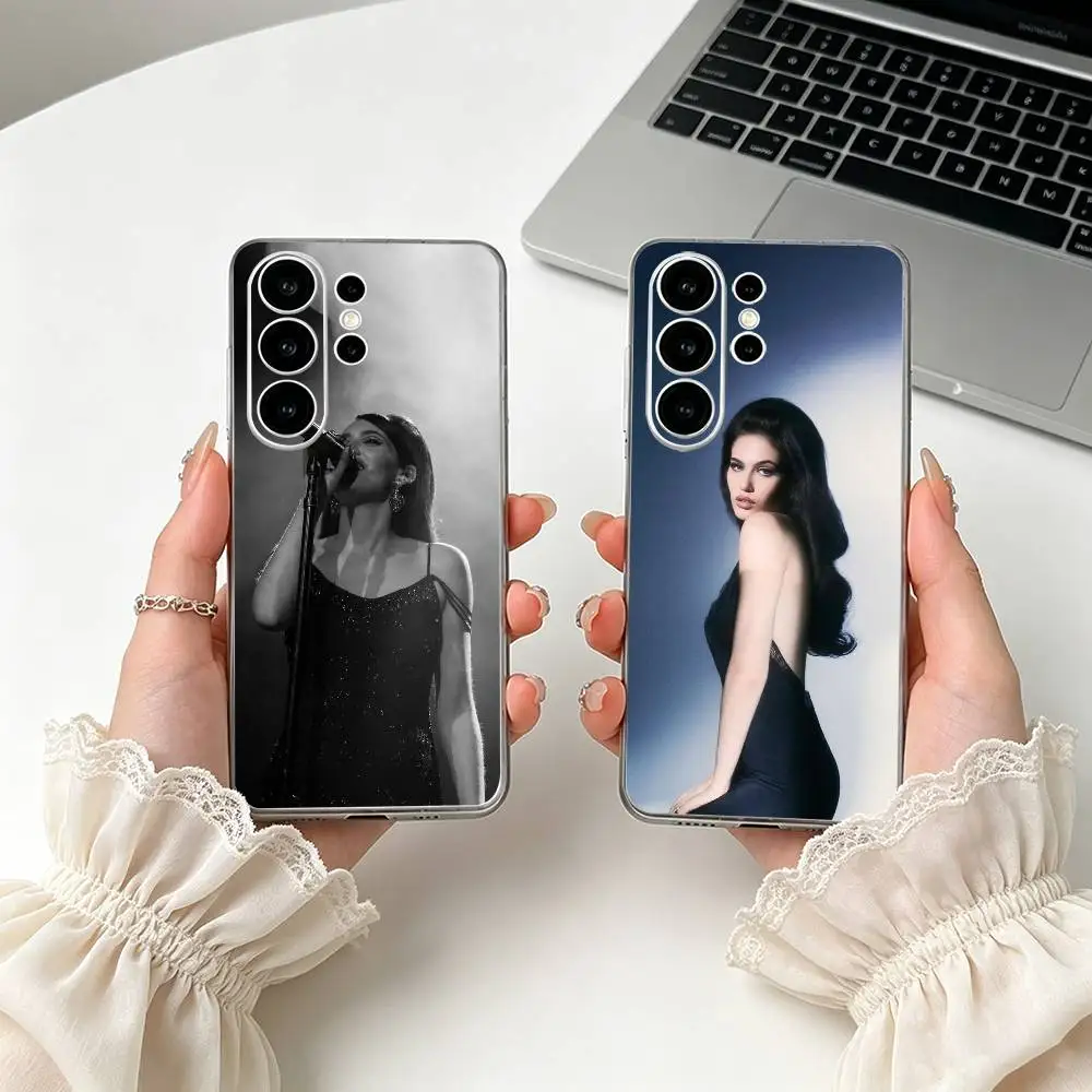 S-Sienna-S- Spiro S-Singer Clear Phone Case for Samsung S25, S24, S21, S22, S23, S30, Ultra, S20, Plus, FE, Lite