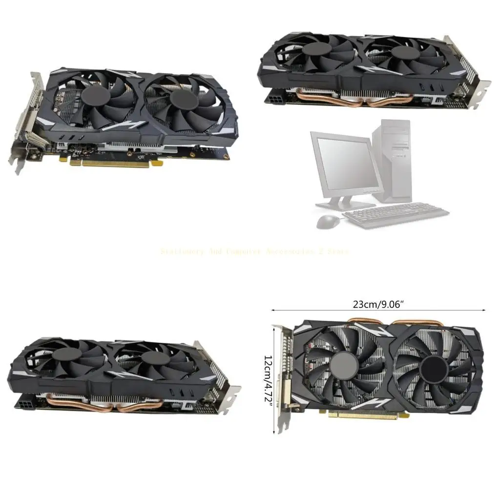 

Video Card RX580 8GB 2048SP High Definition Game Graphics Card PCI Express