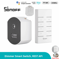 SONOFF D1 Wi-Fi Smart Dimmer Switch 433MHz RF Controll Stepless Dimming Smart Home via eWeLink Works with Google Home Alexa