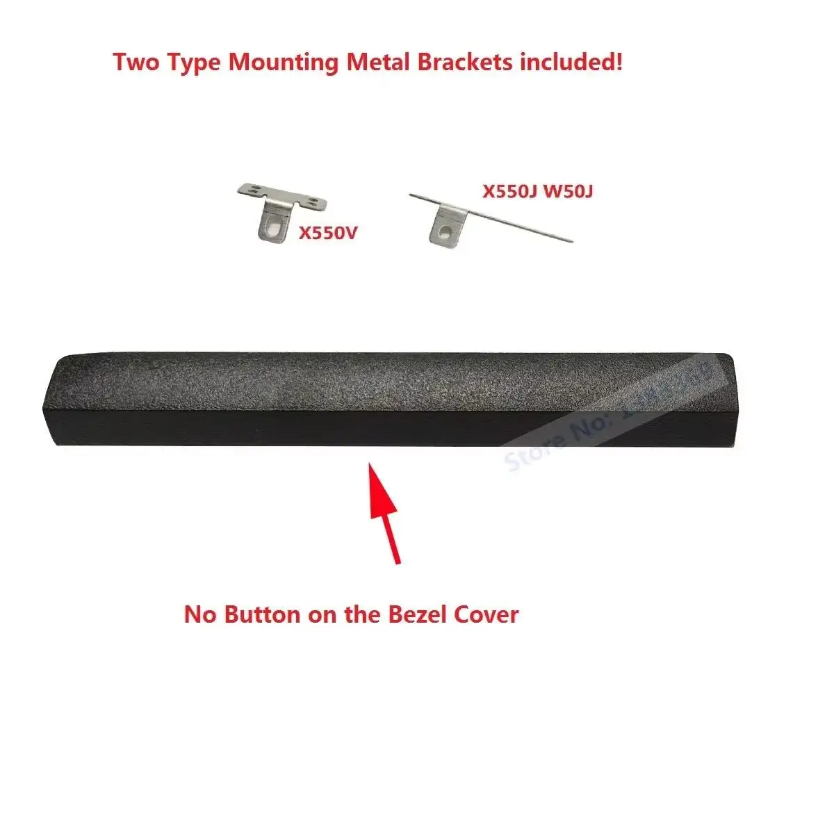 Replacement ODD Optical Drive Panel Bezel Door Decorative Cover Rear Metal Bracket Hook for Asus X550 A550 K550 F550 W50 Series