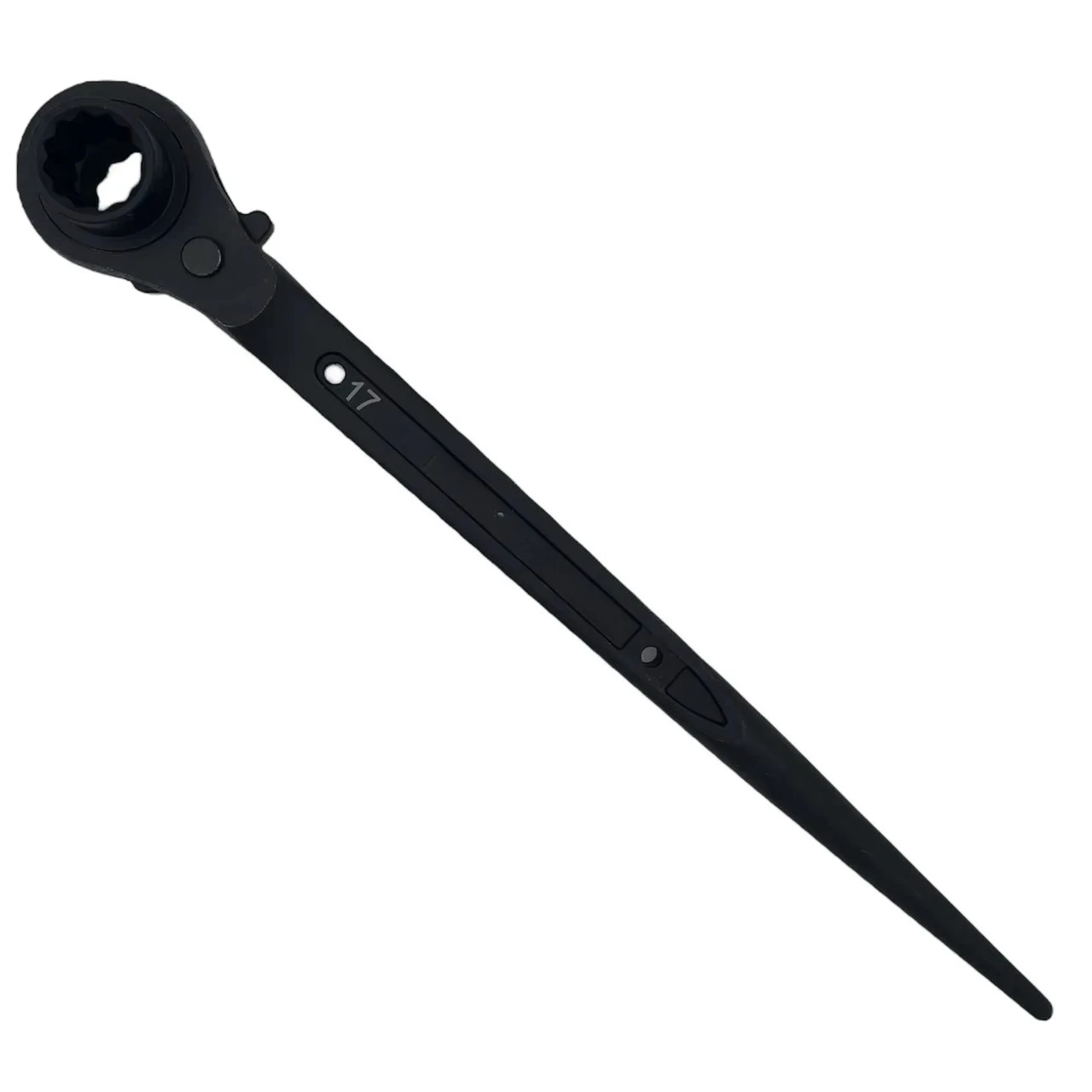 Customizable OEM  Industrial Grade Forged Ratchet Scaffolding Spanner Podger Wrench Rat-Tail Handle 6140 CR-V Alloy Steel