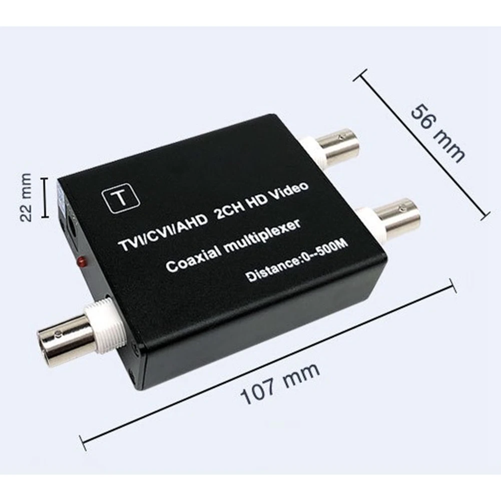 Ingenious-AHD TVI CVI Video Multiplexer For Cctv Camera 2Ch Coaxial Video Converter For Hikvision Hdcvi 1080P
