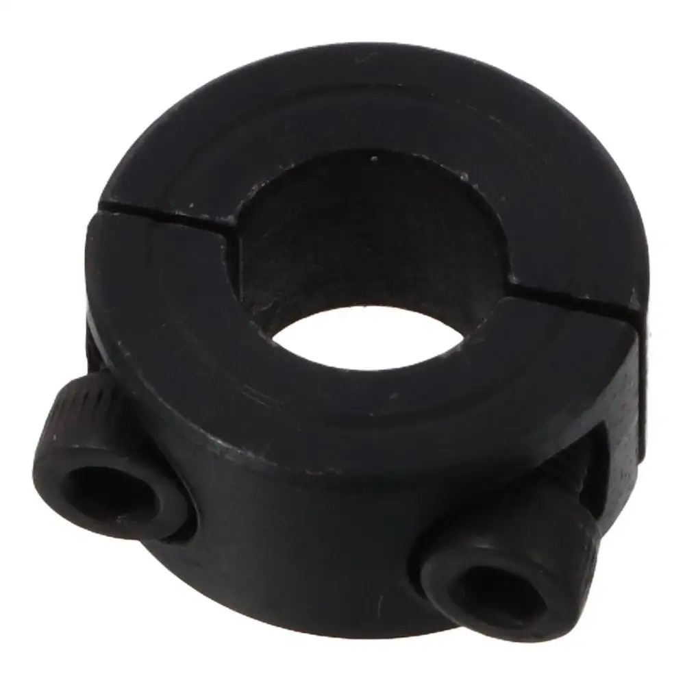 Separated Carbon Steel Shaft Collars Black Inner Diameter 6-55mm Ring Collar Hole Retaining Clamp Conveyor Belt Systems