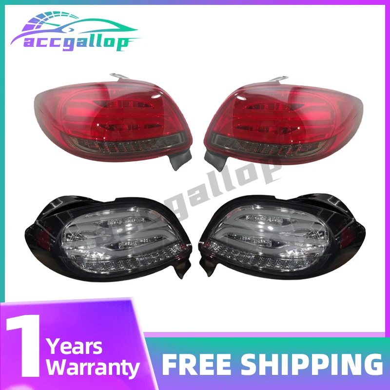 

2 шт. светодиодные задние фонари для Peugeot 206 2004 2005 2006 2007 2008 206CC задний стоп-сигнал поворота автомобильные аксессуары