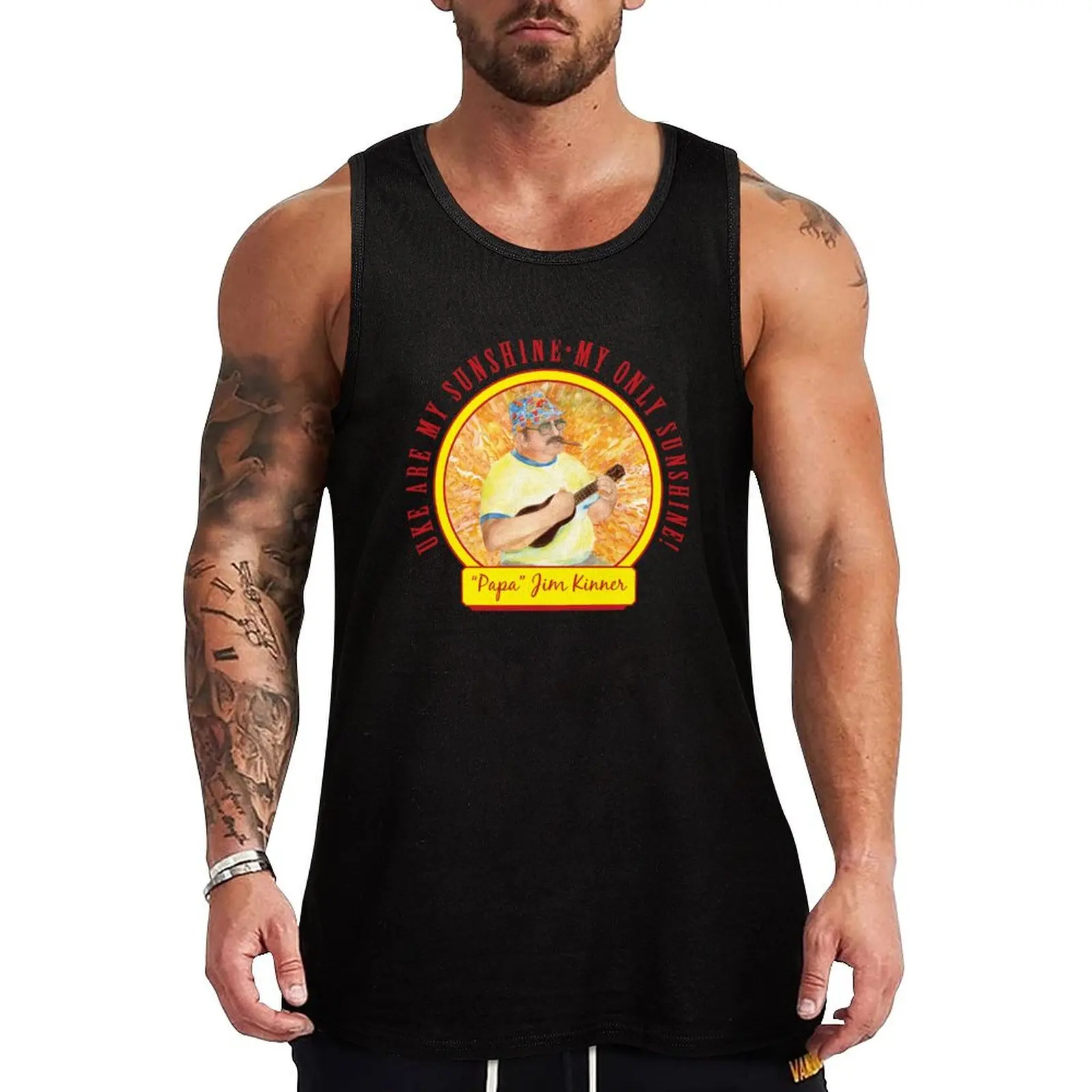 

UKE Are My Sunshine Tank Top clothes for men summer clothes men 2024 T-shirt Men's gym