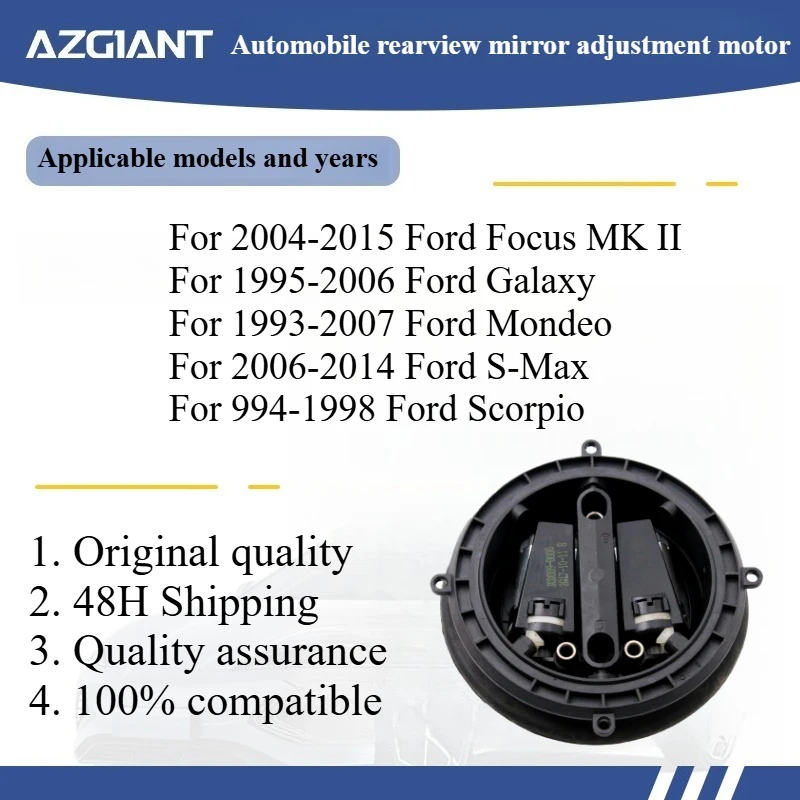 

Azgiant Car rearview mirror lens glass adjustment motor module for 2004-2015 Ford Focus MK II/Galaxy 1995-2006 3PIN Original
