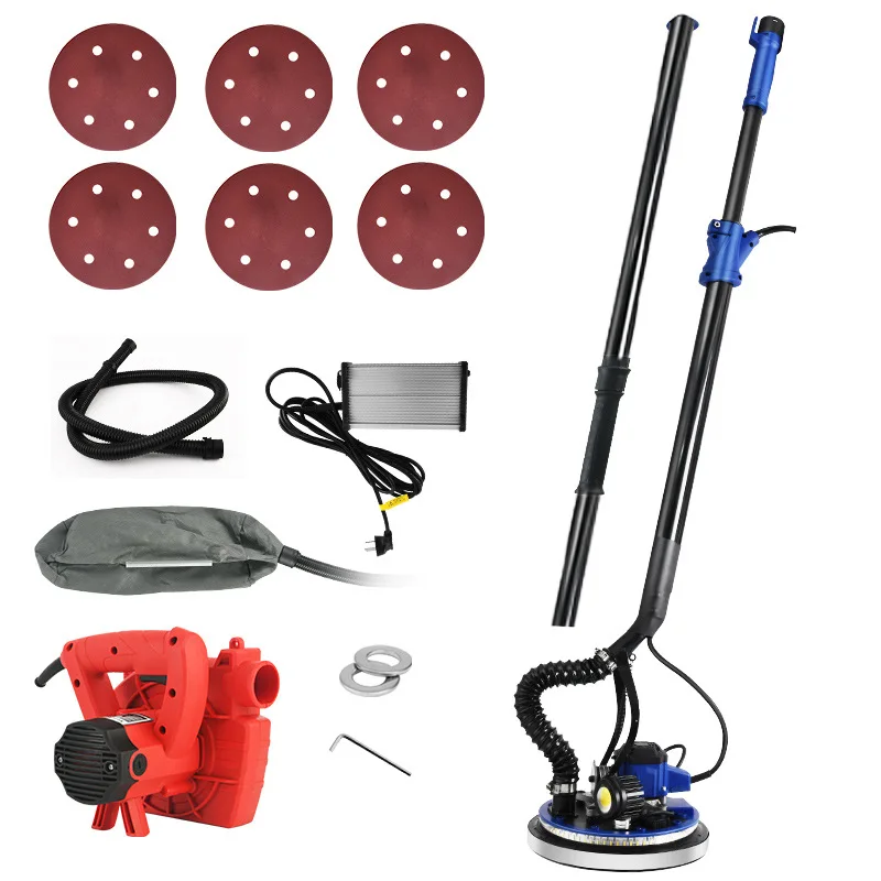 Wall brushless sander, putty powder, ultra-light self-vacuuming electric sand machine