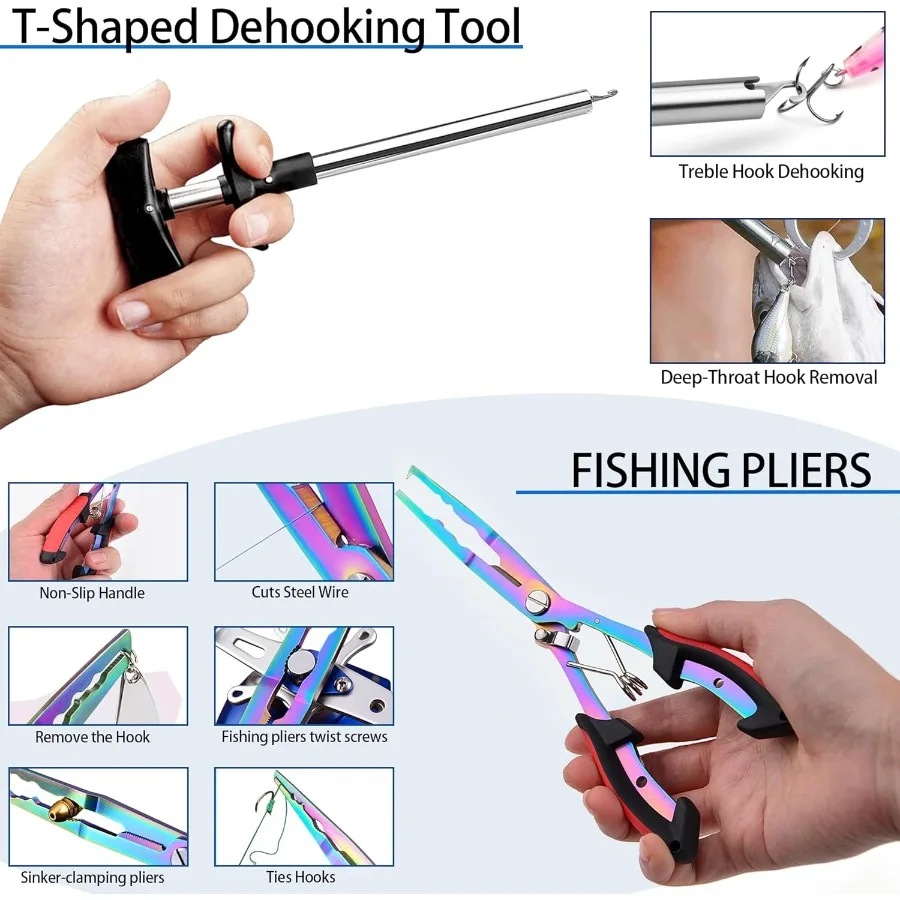 حقيبة ظهر لصيد الأسماك مع 4 3600 صناديق معالجة 98 قطعة مجموعة ملحقات الصيد 45L حقيبة معالجة كبيرة لصيد الأسماك والتخييم والتنزه المموه #4