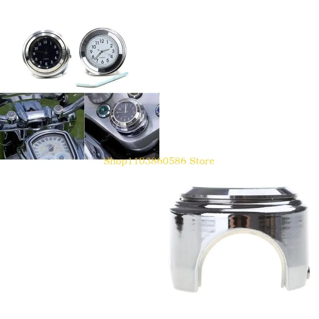 242A Mini Motorbike Digital Clock Mount Watch Digital Timetable Clock Handlebar Watch
