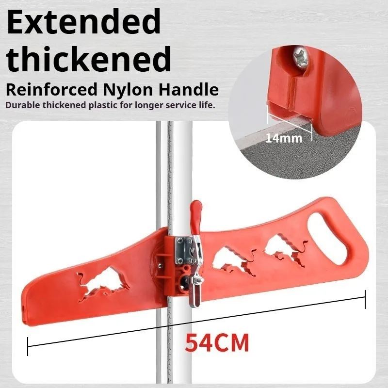 Adjustable Handheld Drywall Cutter Low Dust Gypsum Board Cutting Tool Sharp Stainless Steel Home Renovation Construction Tool view 2