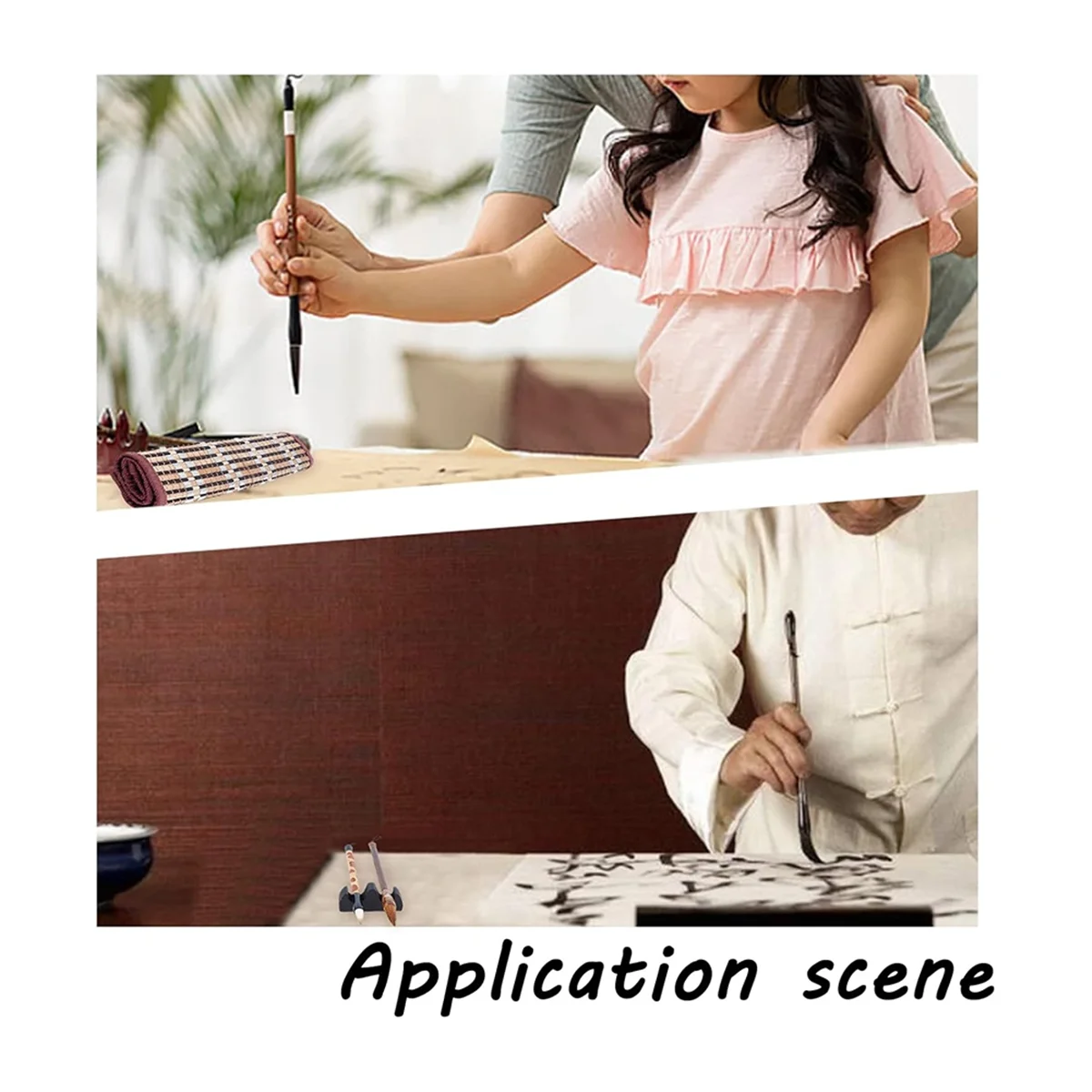 

Новые 8 шт., кисти для китайской каллиграфии, акварельные кисти, держатель для кистей для рисования для начинающих