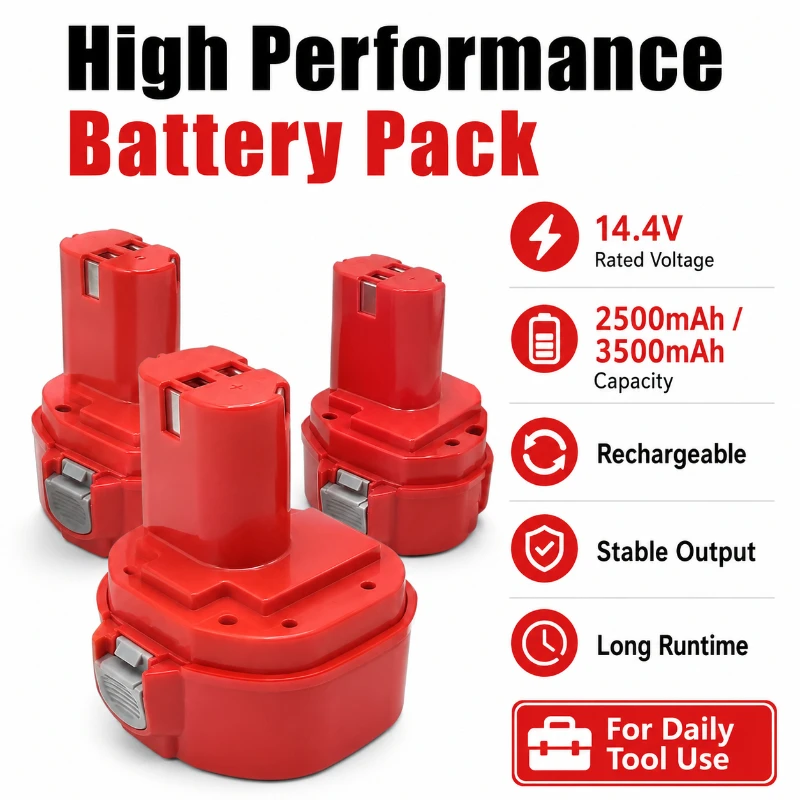 3500MAH FOR Makita 9.6V 12V 14.4V 18V Rechargeable Electric Tool Nickel Metal Hydrogen Hand Drill  Accessories  Battery