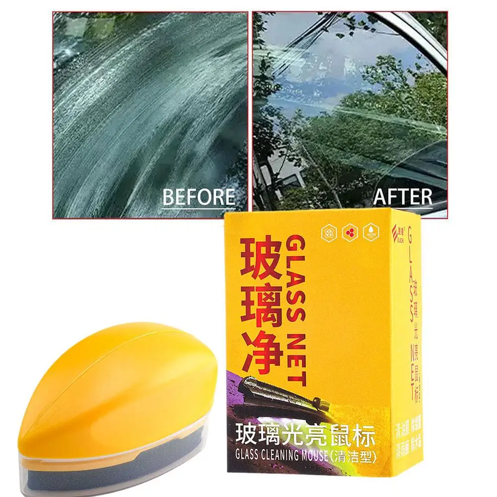 Car Glass Cleaner Powerful Removes Dirt Stain Oil Film Windshield Polishing Cleaning Glass Auto Supplies Detailing G7J8