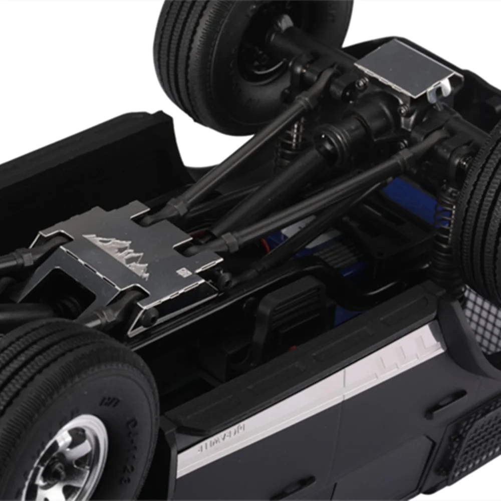 Imagem -02 - Chassis Armor Skid Plate Axle Protector para 18 rc Crawler Trx4m Upgrade 4m14 rc Acessórios do Carro Aço Inoxidável