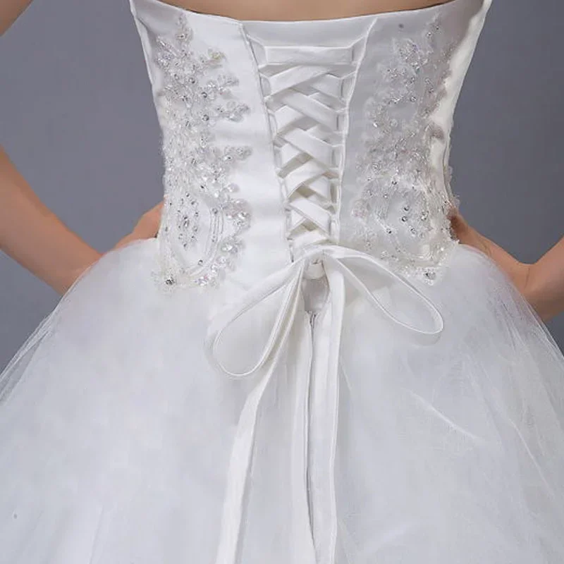 Kit de remplacement de fermeture éclair pour robe de mariée réglable, 4M et Corset à lacets dans le dos, ruban en satin de 157 pouces avec bordure en dentelle blanche ivoire