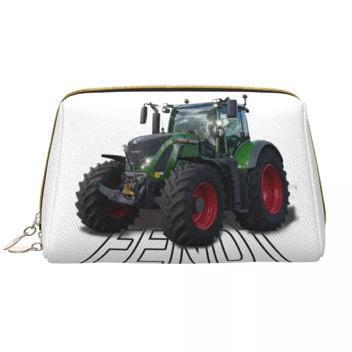 

Custom Fendt Tractor Toiletry Bag Women Makeup Cosmetic Organizer Lady Beauty Storage Dopp Kit Case