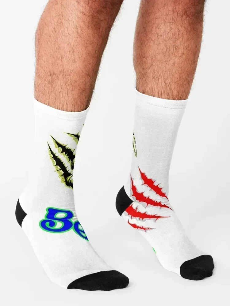 شعار الوحش ، فاني الوحش النمر النمر الجوارب المشي لمسافات طويلة تشغيل شتاء السنة الجديدة النساء الجوارب الرجال فضفاض فاخر رجل الجوارب الرجال المرأة #3