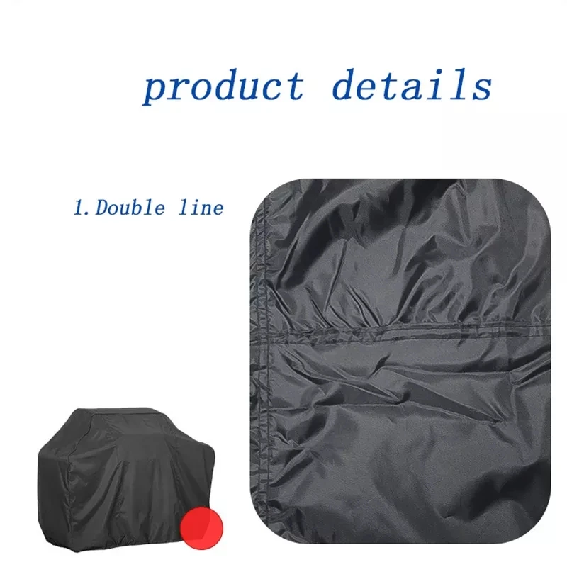 BBQ Cover Outdoor Dust Waterproof Weber Heavy Duty Grill Cover Dust Rain Protective Cover Gas Charcoal Electric Barbecue Cover