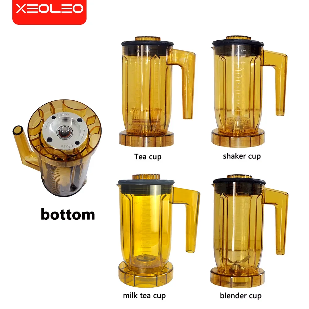 XEOLEO 4 in 1 Macchina per la produzione di tè Bubble Teapresso Macchina Multifunzione Frullatore per alimenti Frullato Maker Crema per birra