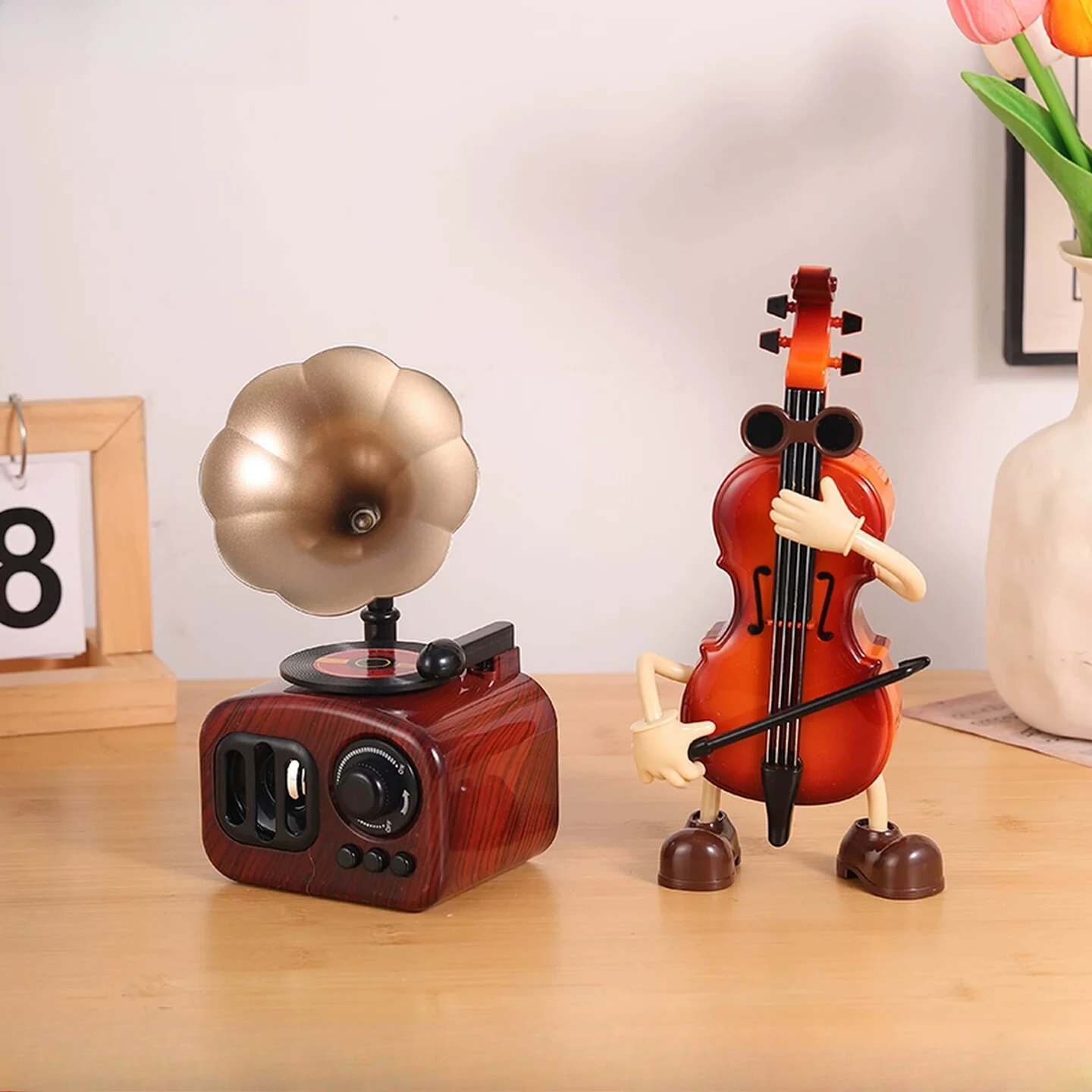 Retro phonograph ornament music box music creative home living room entrance desktop decoration photo props