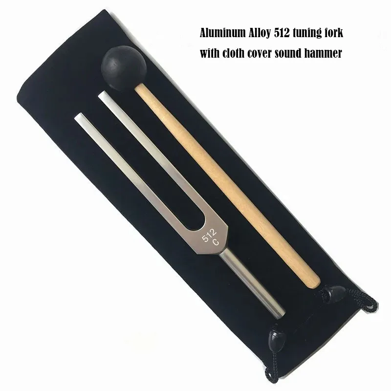 Liga de alumínio Medical Tuning Fork Set, 512HZ, Ressonância Schumann, Tuning Forks para Cura, Etiópia Acessórios