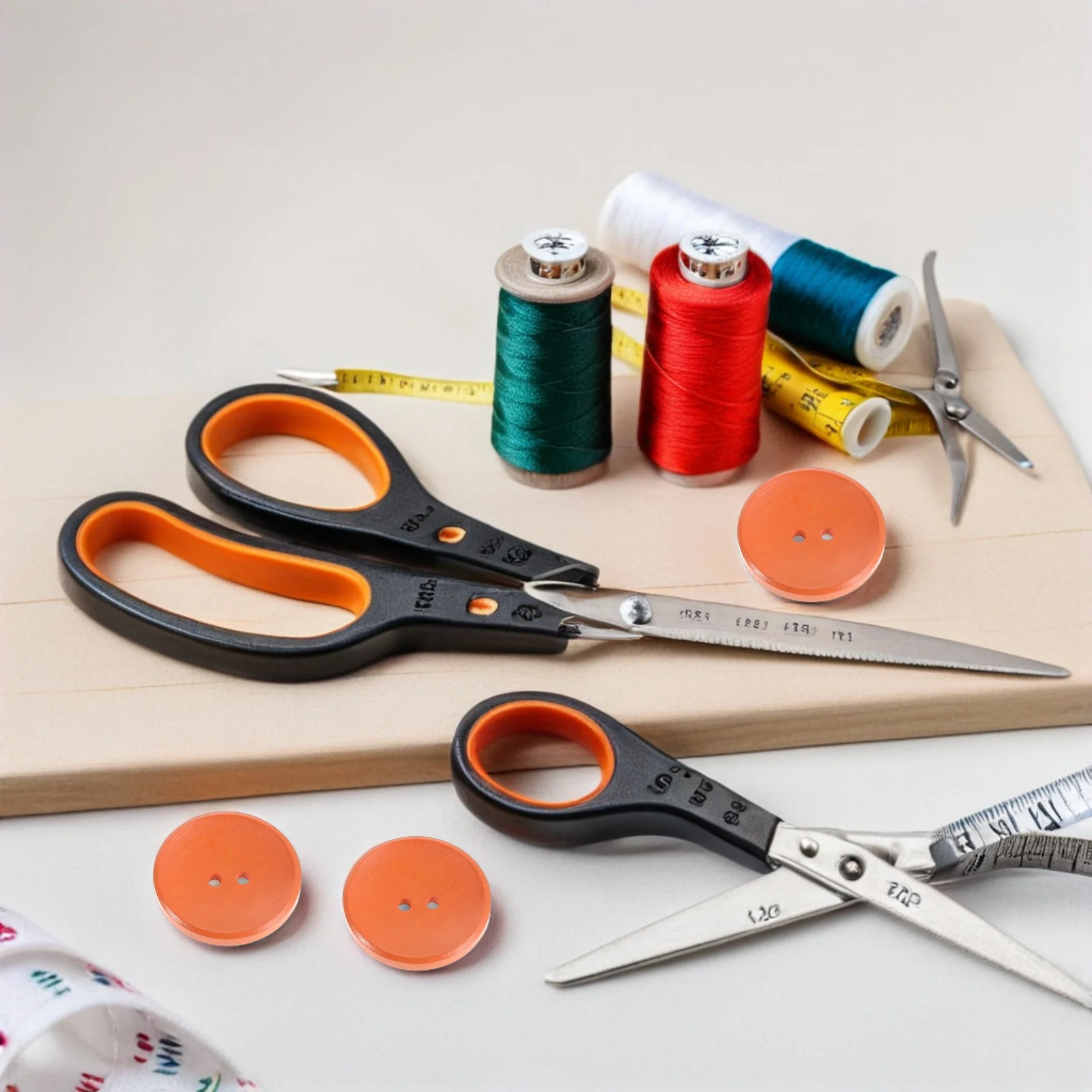 

50Pcs -Style Round Wood Buttons Smooth Edges for Cardigans Jackets Sweaters Embroidery Crafting Round Wood Buttons