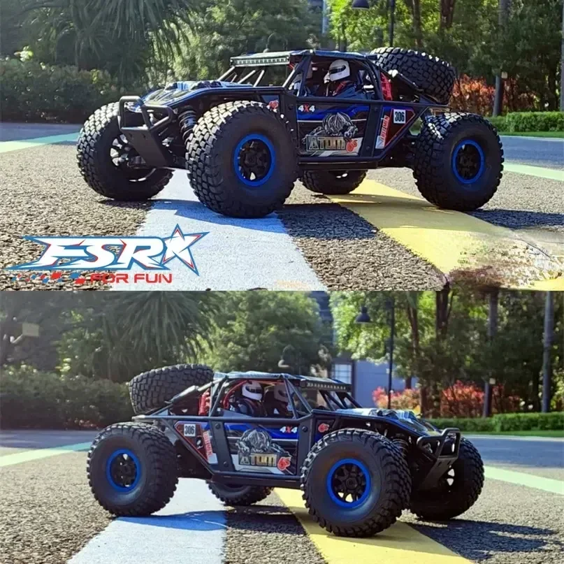 FSR ATOM Racing Car 1/8 RC High Speed 6S Brushless 4WD 2.4G Off-road Desert Truck Electric Remote Control Buggy Model Toy Adults